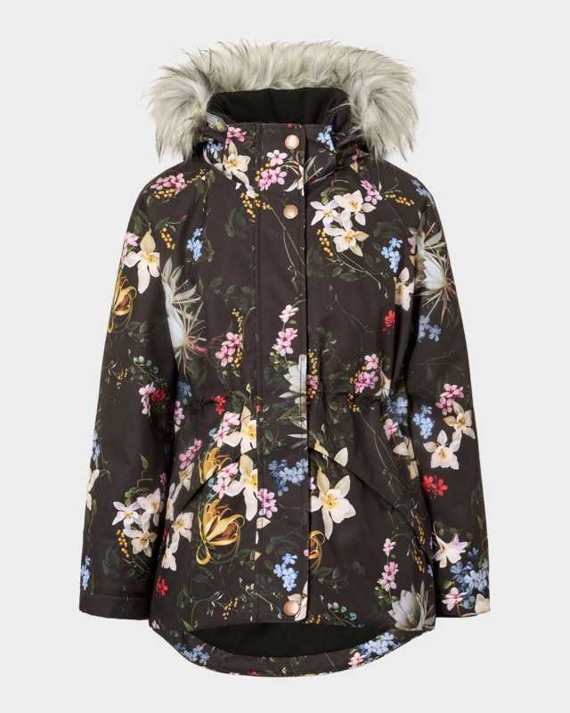 Boy's Cathy Faux Fur-Trimmed Ski Jacket, Size 4-7